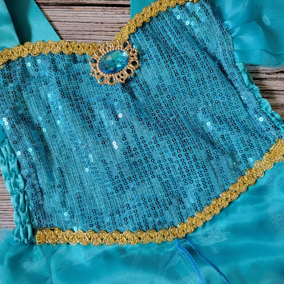 Princess Jasmine First Birthday Outfit Aladdin Cake Smash Outfit Arabian Nights - Picture 8 of 9